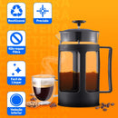 Cafeteira Francesa Cremeira 350ml Inox Leite Café Chá
