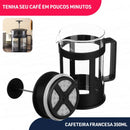 Cafeteira Francesa Cremeira 350ml Inox Leite Café Chá