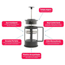 Cafeteira Francesa Cremeira 350ml Inox Leite Café Chá
