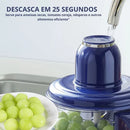 Descascador de alho Elétrico - Descasque Alho e Frutas Em Segundos